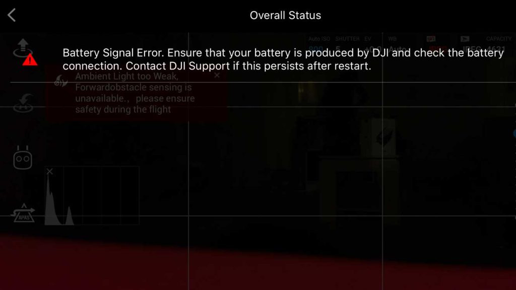 خطای battery signal error