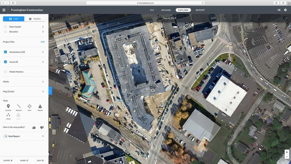 Orthomosaic در DroneDeploy