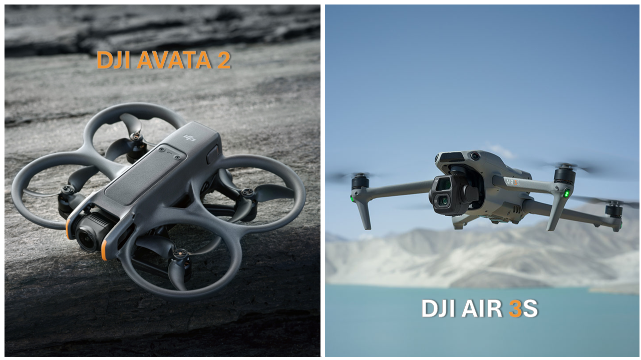 مقایسه آواتا ۲ و ایر ۳اس ویژگیها، قیمت، دوربین، زمان پرواز و مانورپذیری.بررسی کامل و تخصصی برای انتخابی هوشمندانه بین Avata ۲ و Air ۳S
