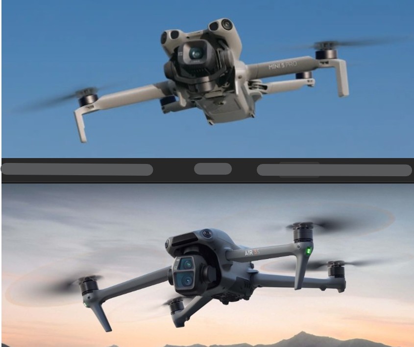 mini 5 pro vs air 3s